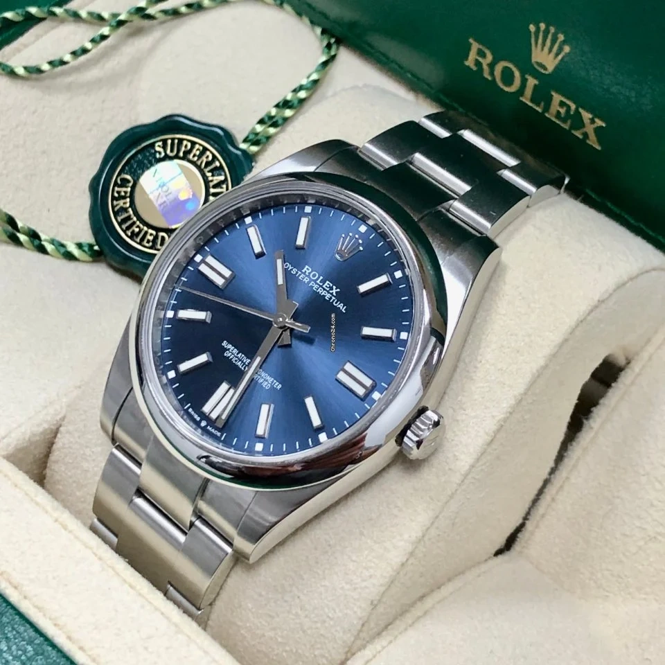 OYSTER PERPETUAL 124300 Series(Blue table)