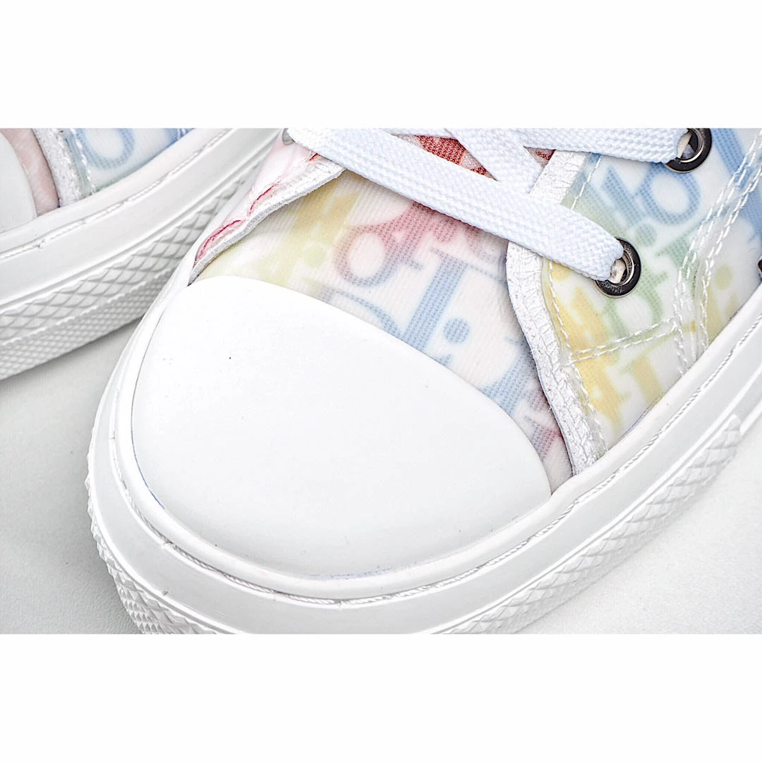 Dior B23 Oblique Slip-on Low Top Sneakers Sheer Print Sneakers