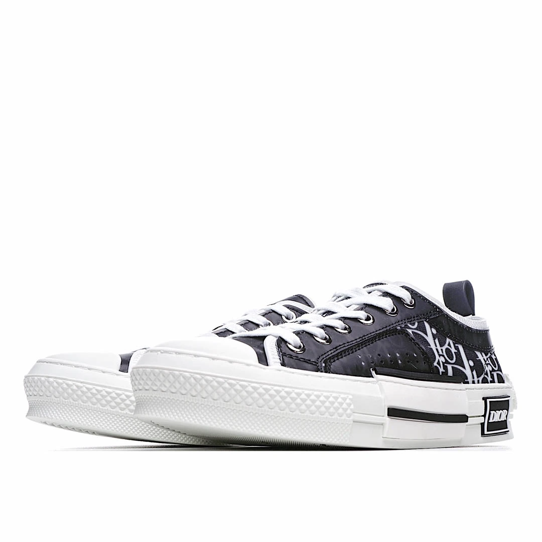 Dior B23 Oblique Slip-on Low Top Sneakers Sheer Print Sneakers