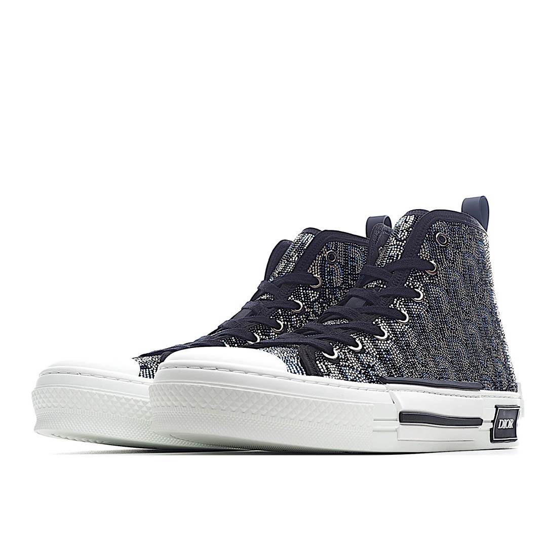 Dior B23 Oblique Slip-on Low Top Sneakers Sheer Print Sneakers