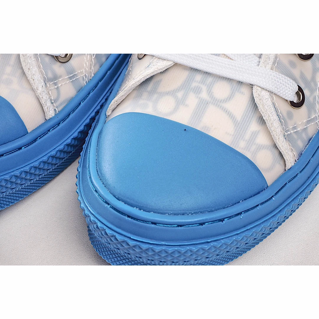 Dior B23 Oblique Slip-on Low Top Sneakers Sheer Print Sneakers