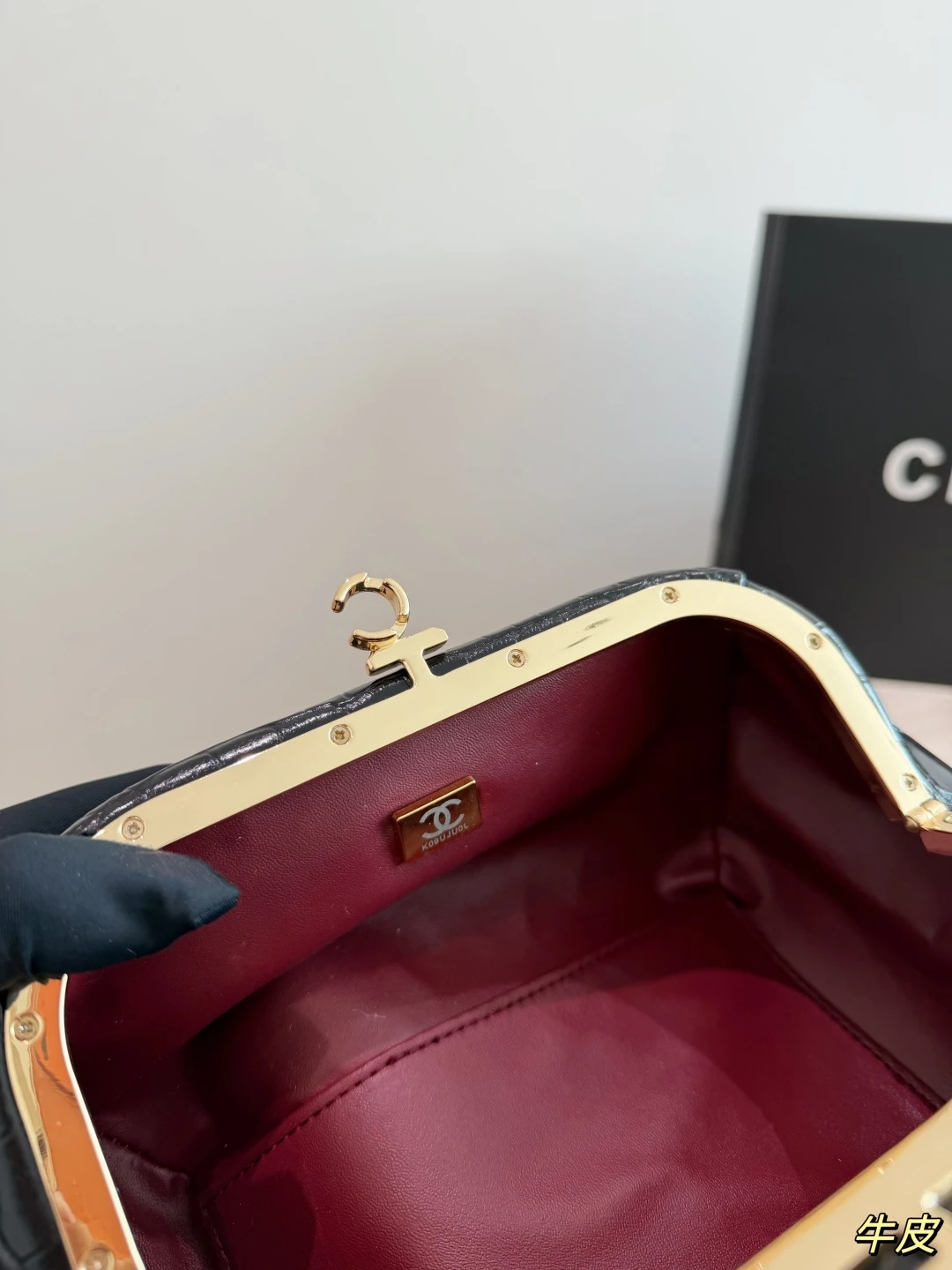 CHANEL26A Crocodile Dinner Bag