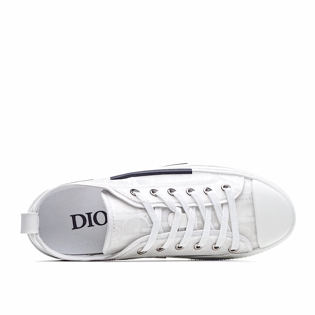 Dior B23 Oblique Slip-on Low Top Sneakers Sheer Print Sneakers