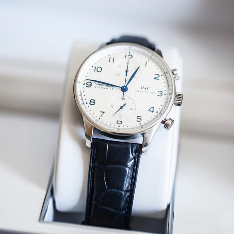 IWC Portuguese series IW371446 watch (Portuguese blue needle)