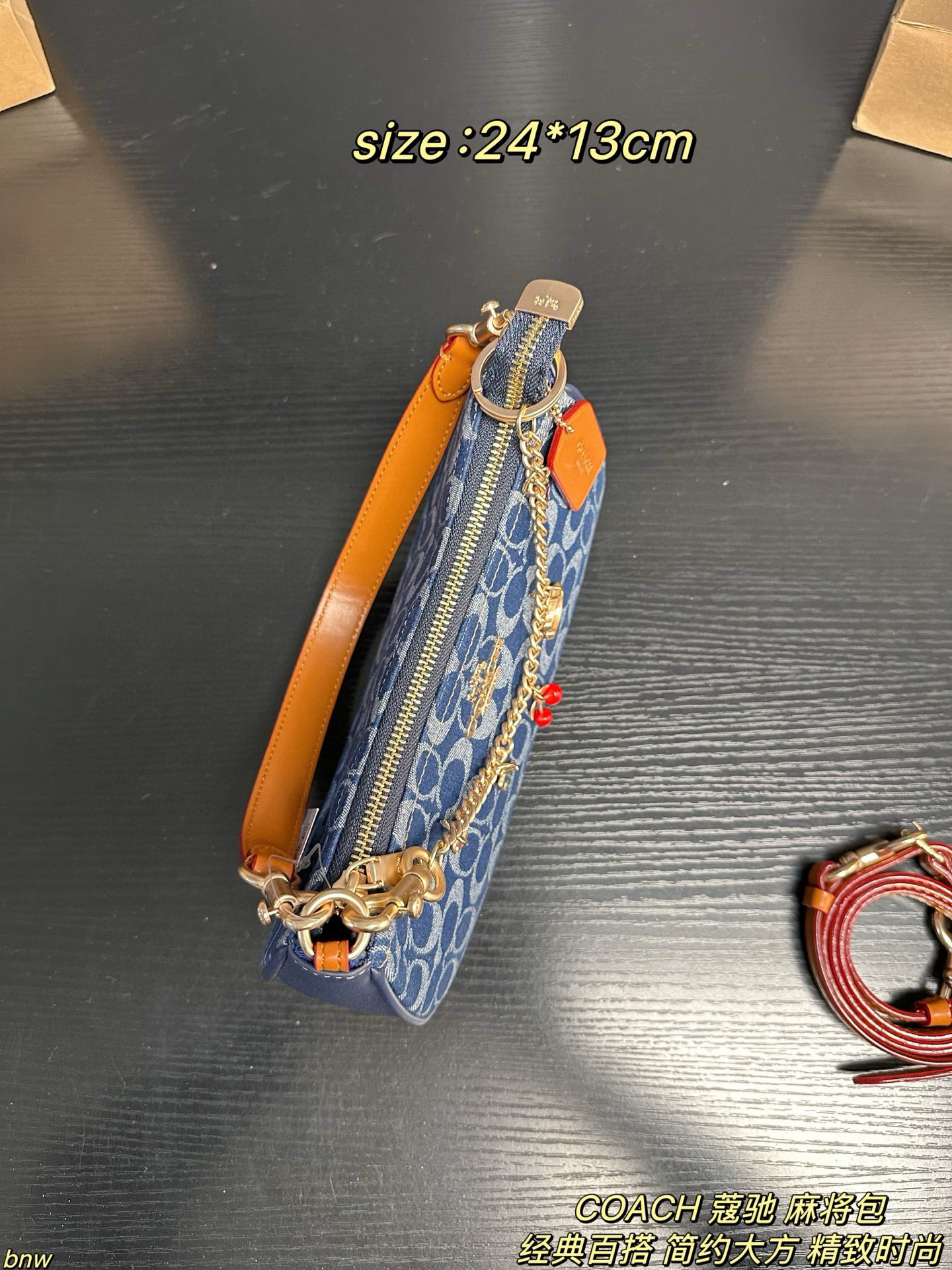 Coach Demin Teri Loop Bag