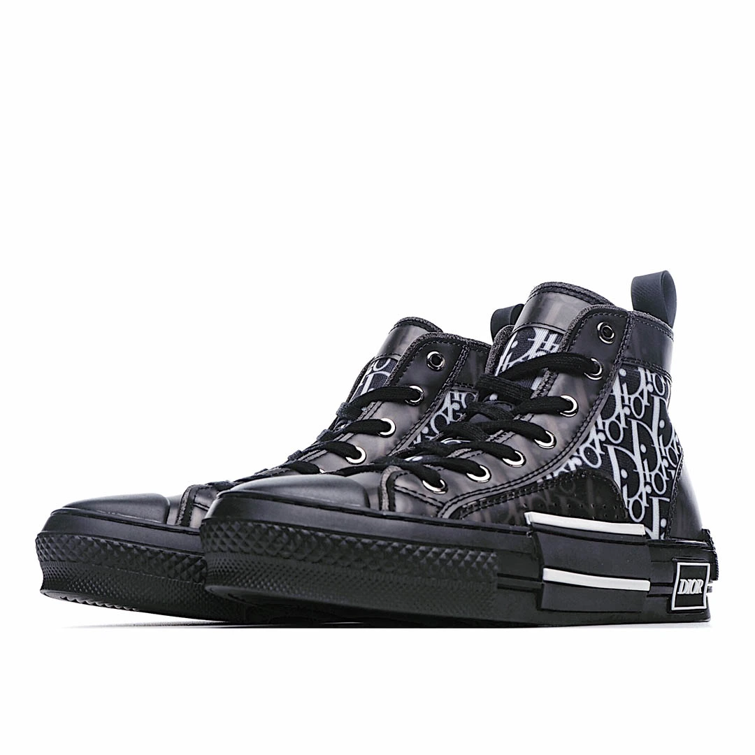 Dior B23 Oblique Slip-on Low Top Sneakers Sheer Print Sneakers