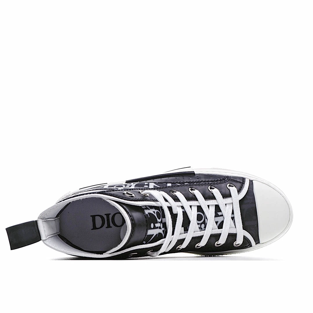 Dior B23 Oblique Slip-on Low Top Sneakers Sheer Print Sneakers
