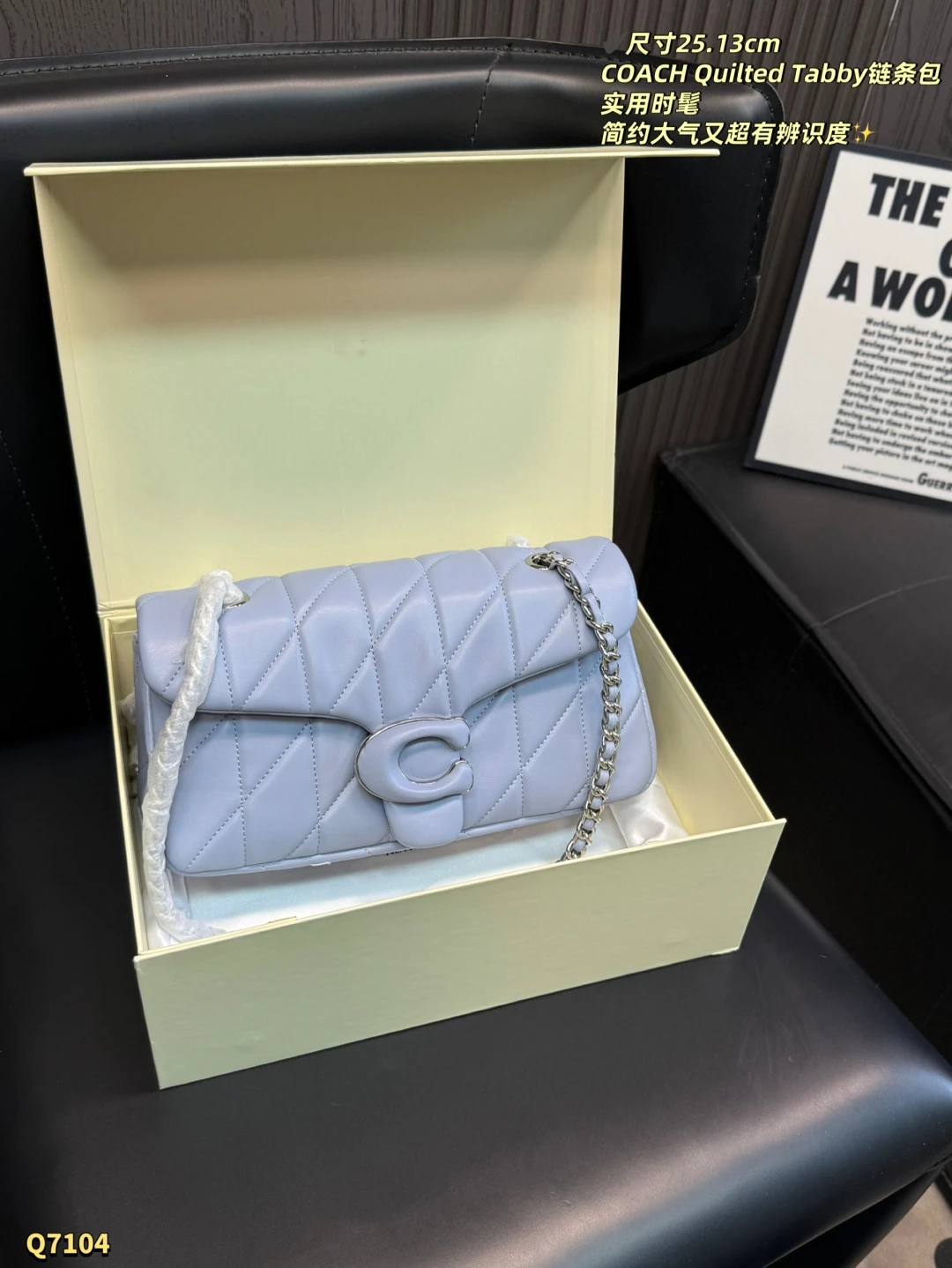COACH Quilted Tabby 20