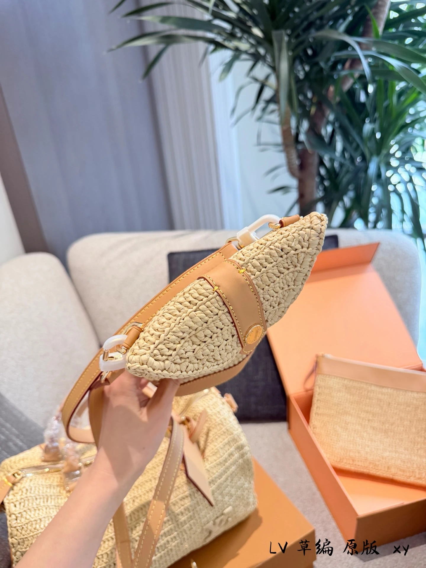 LV Straw Bag