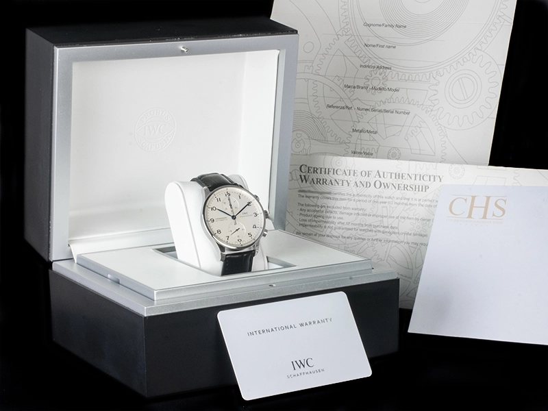 IWC Portugieser IW371446 watch (Portuguese blue needle)