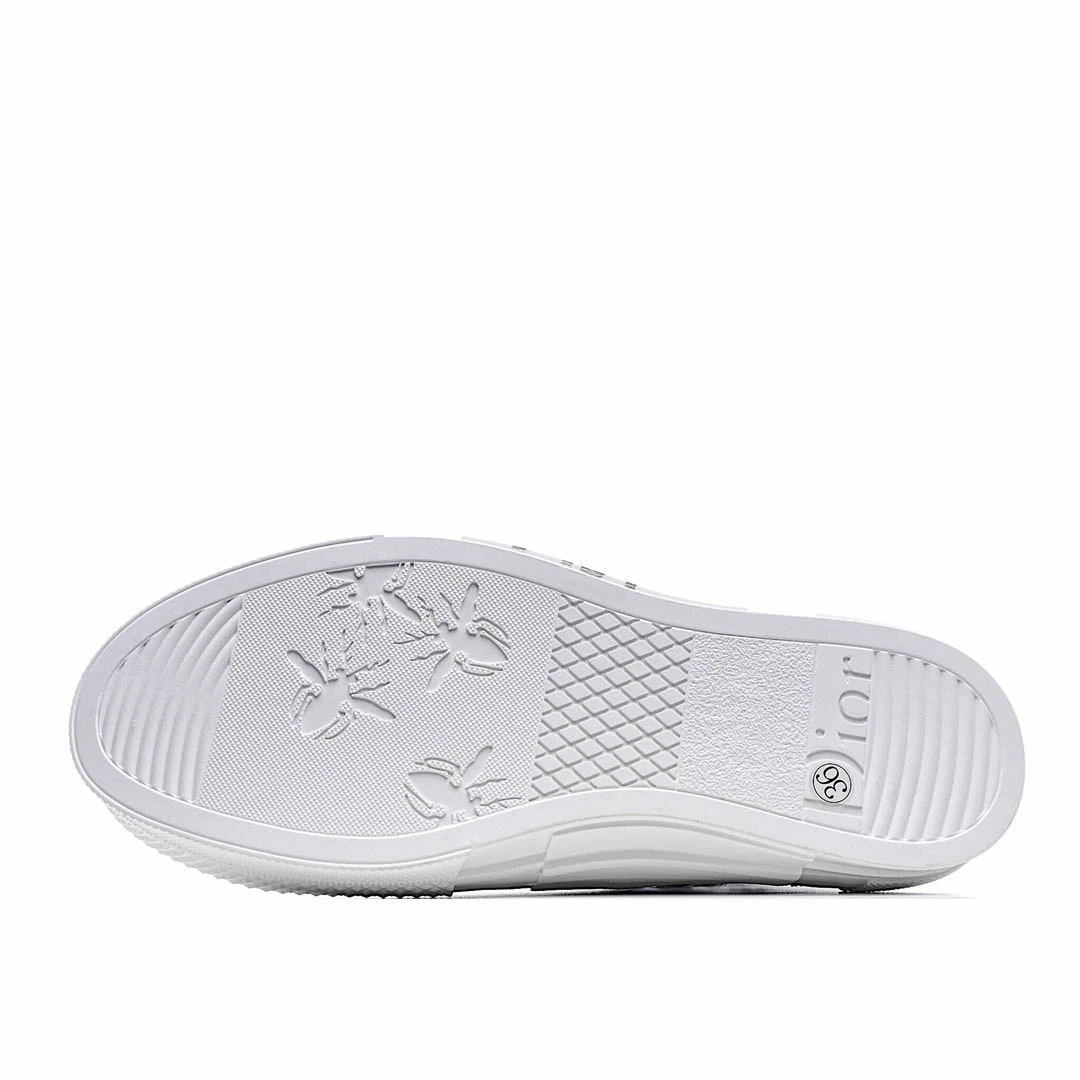 Dior B23 Oblique Slip-on Low Top Sneakers Sheer Print Sneakers