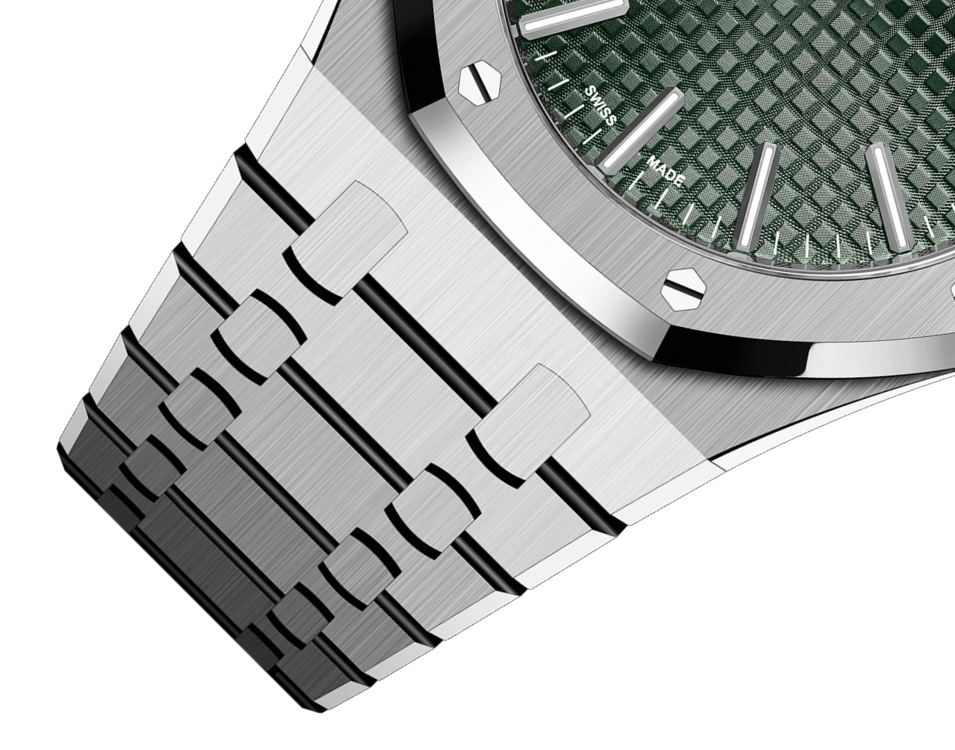 ROYAL OAK SELFWINDING 50TH ANNIVERSARY Ref. 15510ST.OO.1320ST.04 This 41 mm Royal Oak Selfwinding in stainless steel sports(AAAAA version)