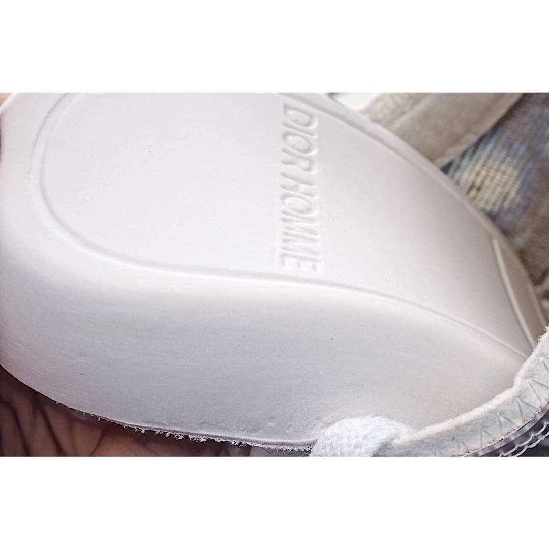 Dior B23 Oblique Slip-on Low Top Sneakers Sheer Print Sneakers
