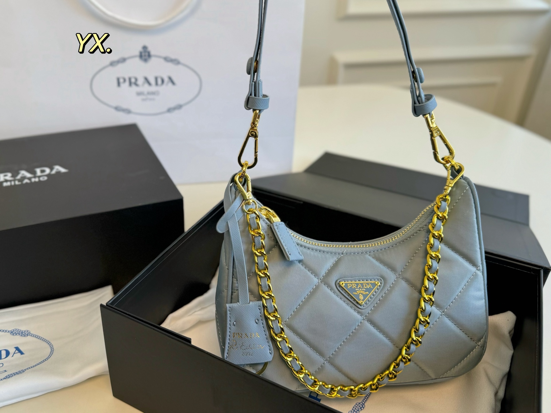 Prada Chain Handle Bag