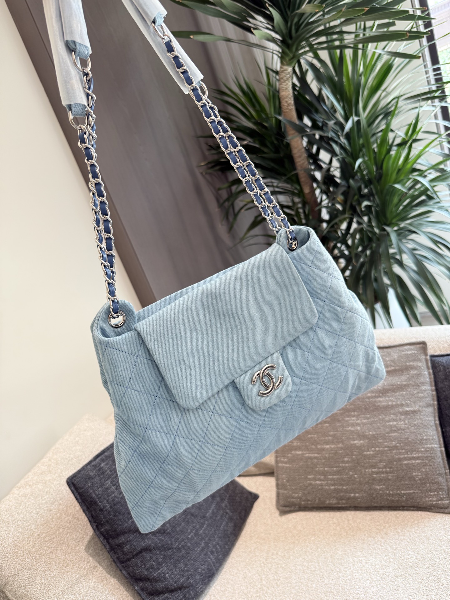 Chanel Demin Hobo Bag