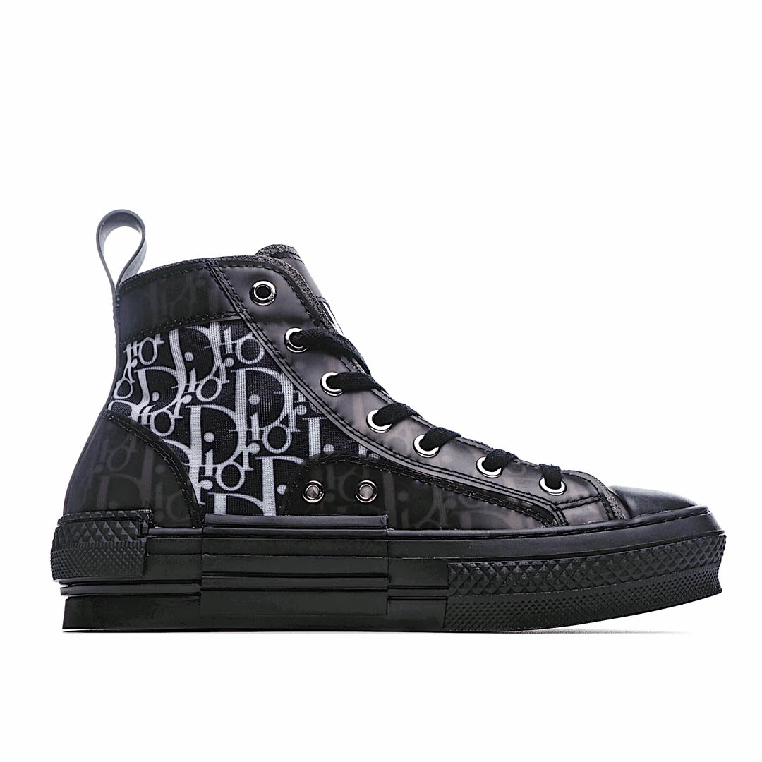 Dior B23 Oblique Slip-on Low Top Sneakers Sheer Print Sneakers