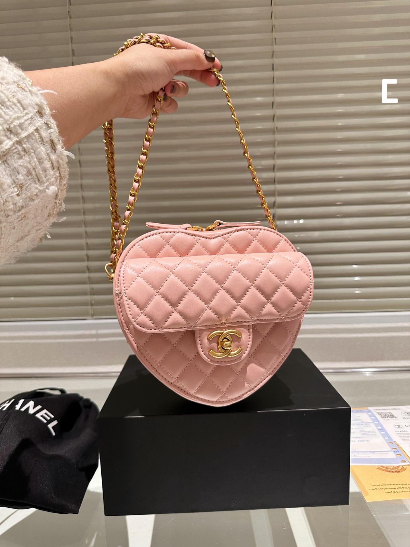 Chanel Heart Chain Bag