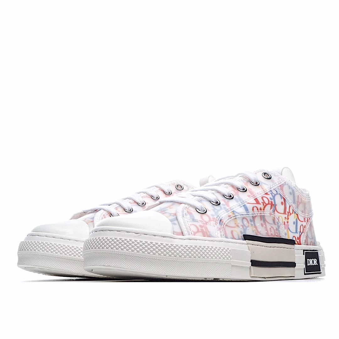 Dior B23 Oblique Slip-on Low Top Sneakers Sheer Print Sneakers