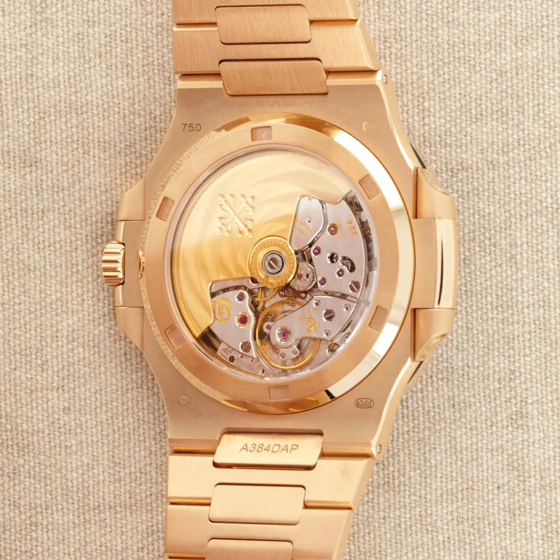 AAAAA-Patek Philippe Nautilus Rose Gold Brown Ruby Dial 40mm Ruby Bezel 5723/112R-001 - BRAND NEW