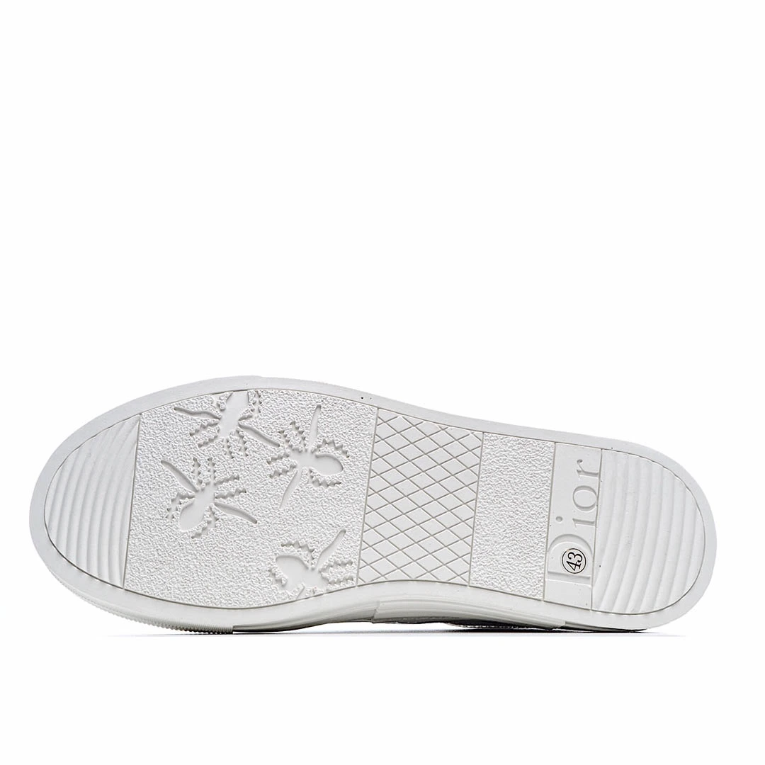 Dior B23 Oblique Slip-on Low Top Sneakers Sheer Print Sneakers