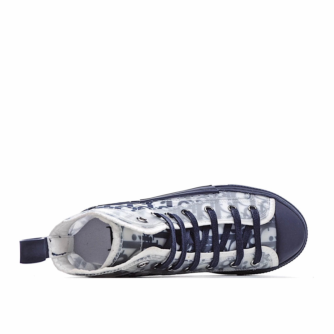Dior B23 Oblique Slip-on Low Top Sneakers Sheer Print Sneakers