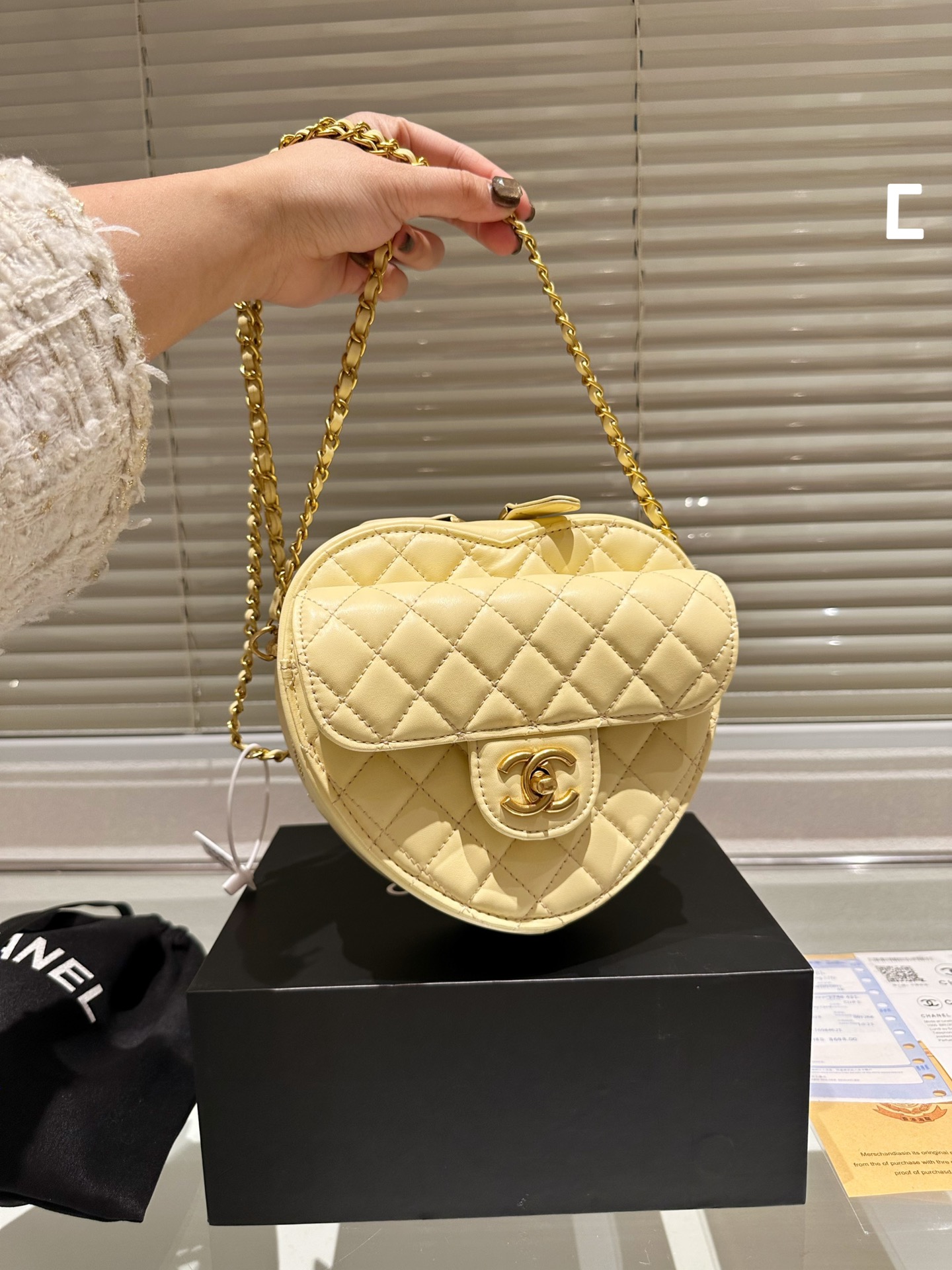 Chanel Heart Chain Bag