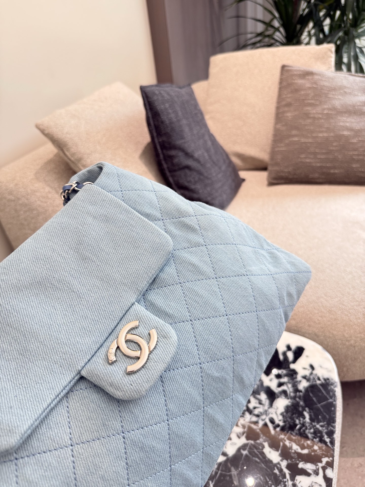 Chanel Demin Hobo Bag