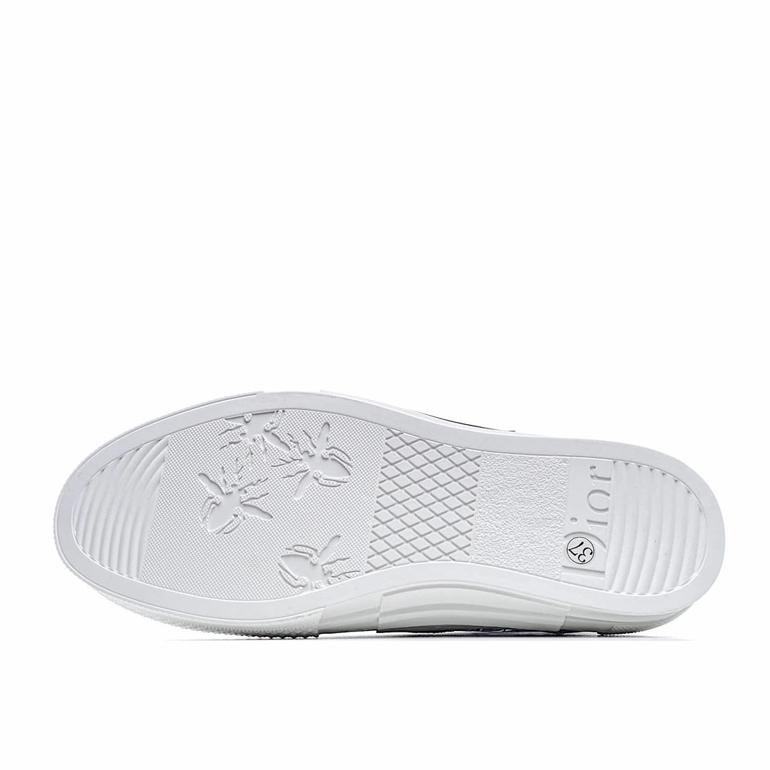 Dior B23 Oblique Slip-on Low Top Sneakers Sheer Print Sneakers