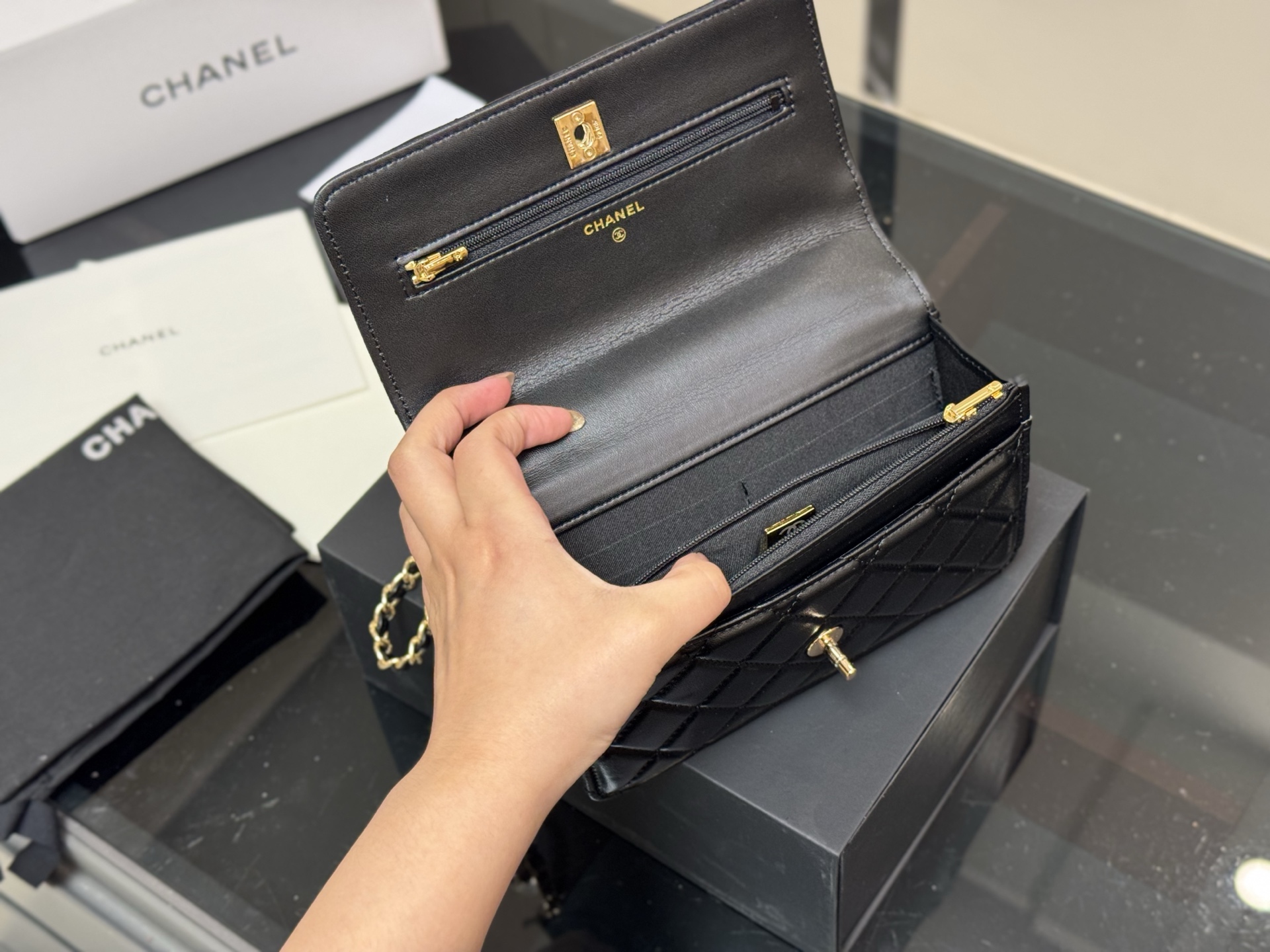 Chanel Woc Chain Bag