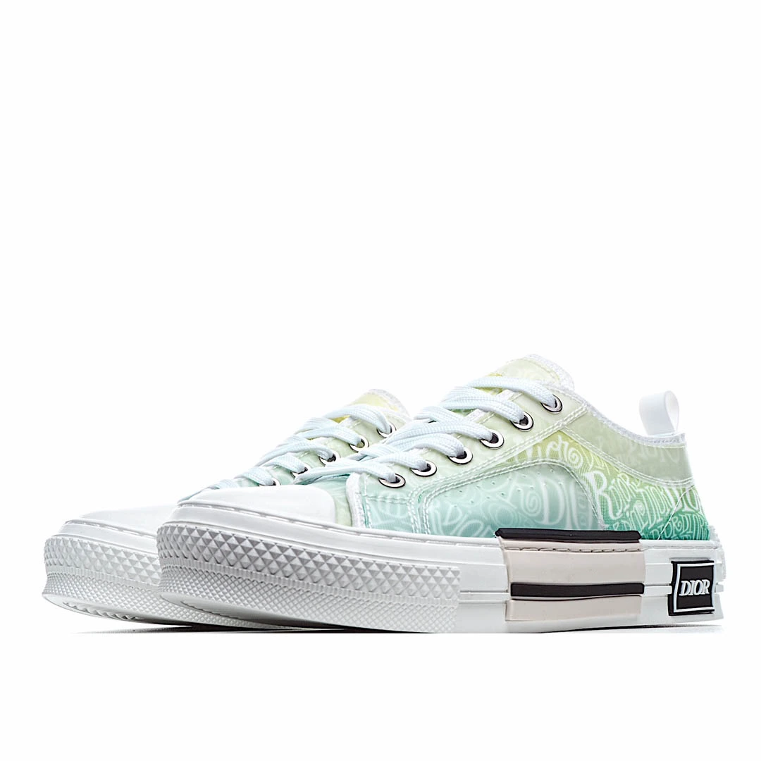 Dior B23 Oblique Slip-on Low Top Sneakers Sheer Print Sneakers