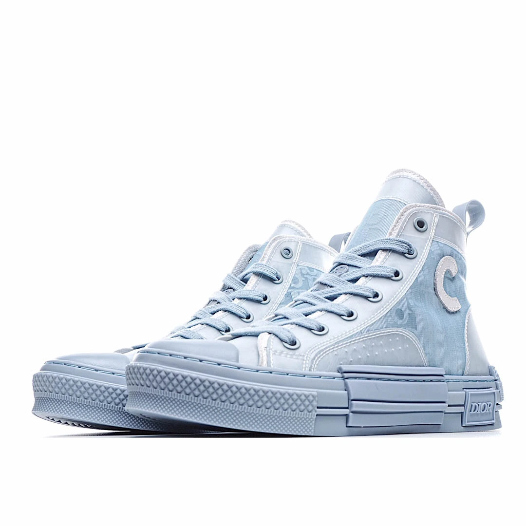 Dior B23 Oblique Slip-on Low Top Sneakers Sheer Print Sneakers