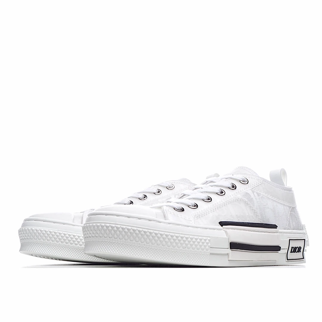 Dior B23 Oblique Slip-on Low Top Sneakers Sheer Print Sneakers