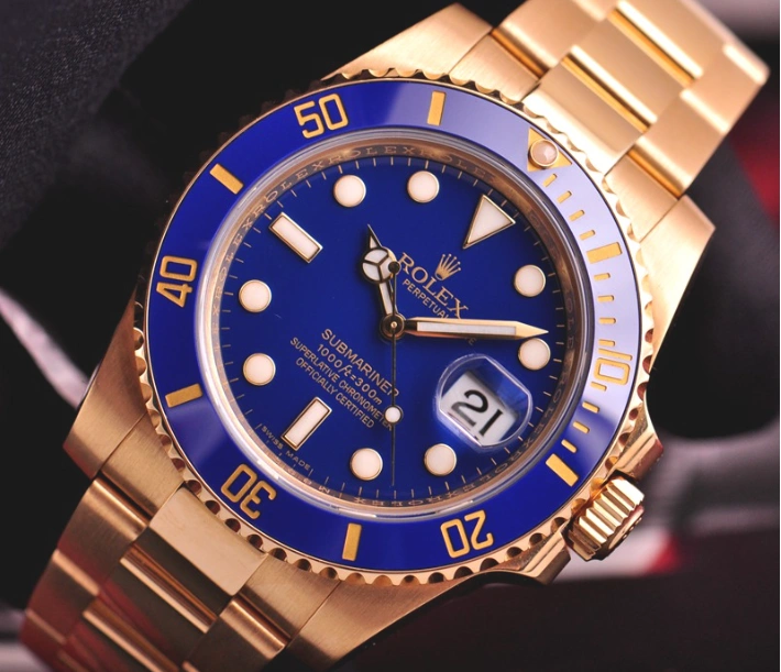 Rolex Submariner m116618lb-0003 Blue dial watch