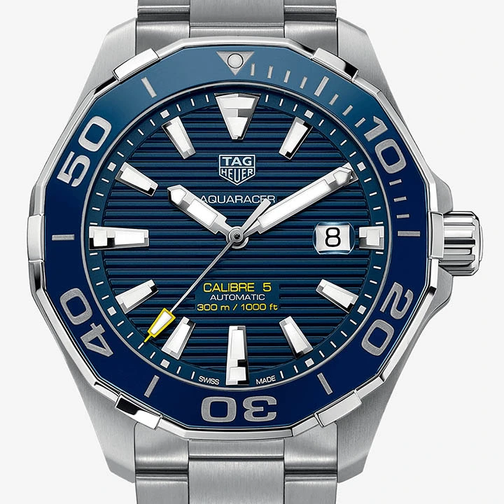 TAG HEUER AQUARACER Automatic Watch - Diameter 43 mm WAY201B.BA0927