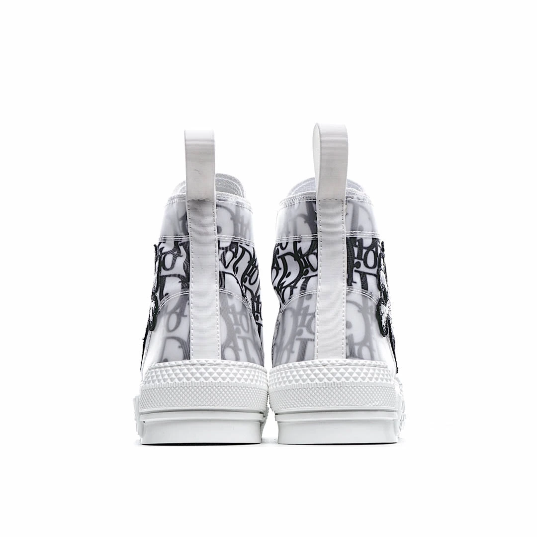 Dior B23 Oblique Slip-on Low Top Sneakers Sheer Print Sneakers