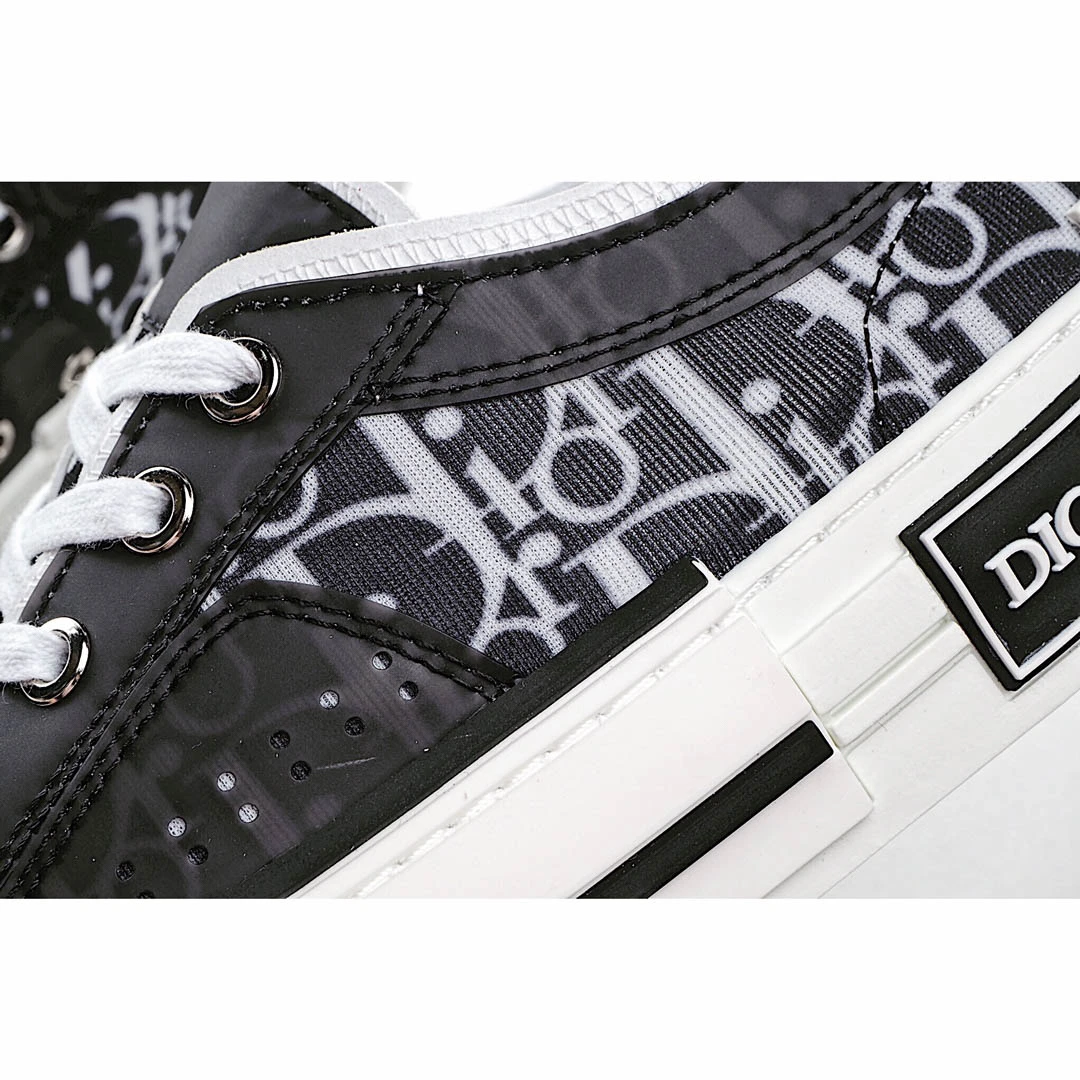 Dior B23 Oblique Slip-on Low Top Sneakers Sheer Print Sneakers