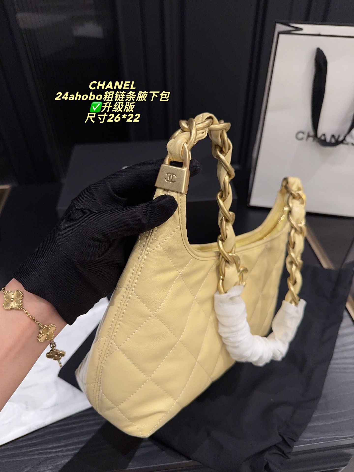 Chanel 24A Hobo Handbag