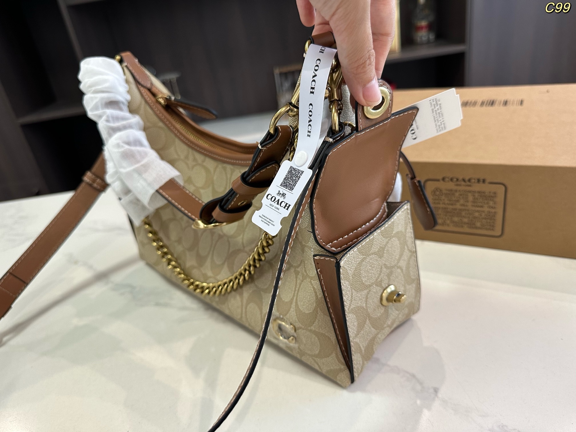 Coach Boho Chain Bag