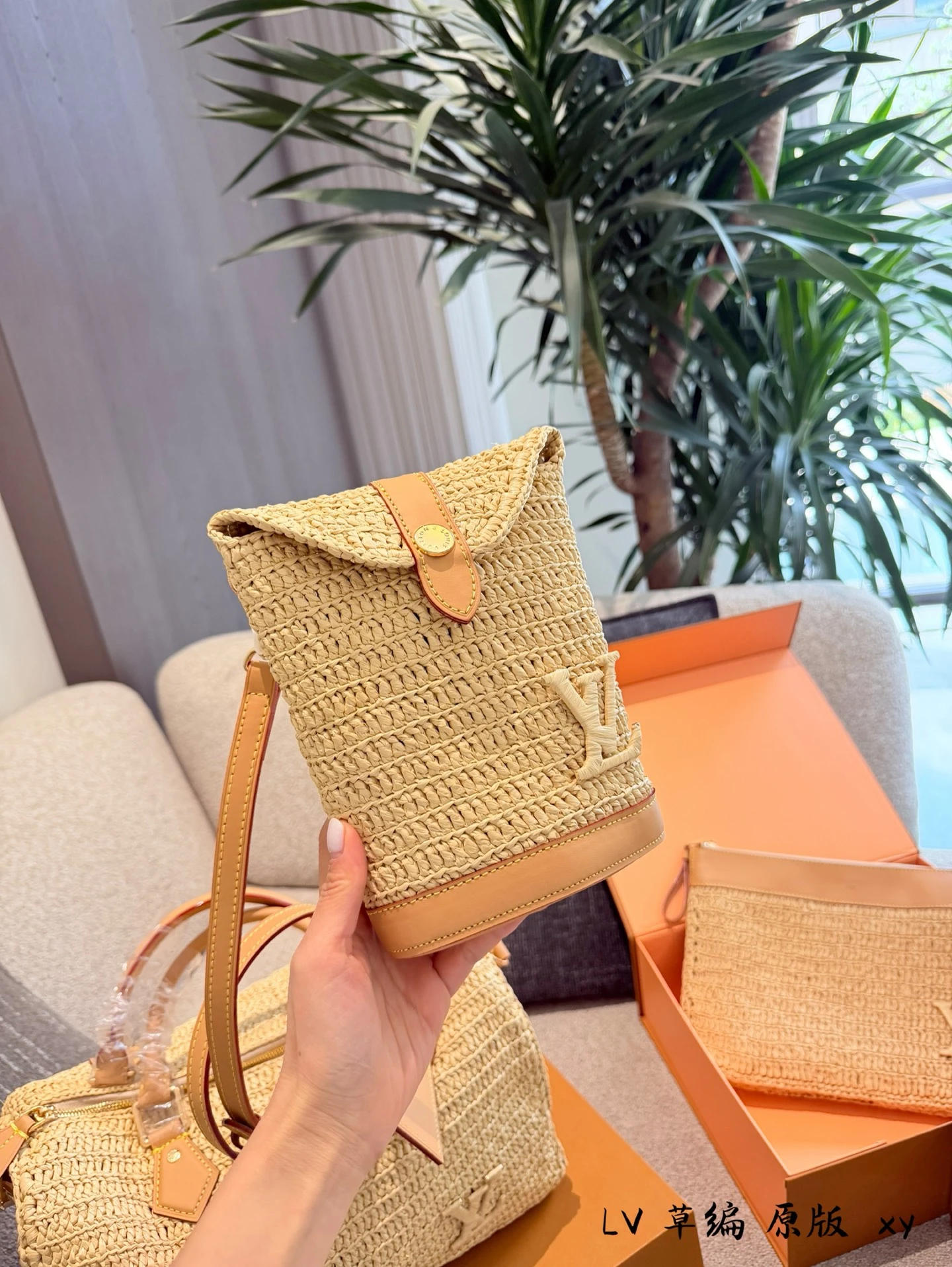 LV Straw Bag
