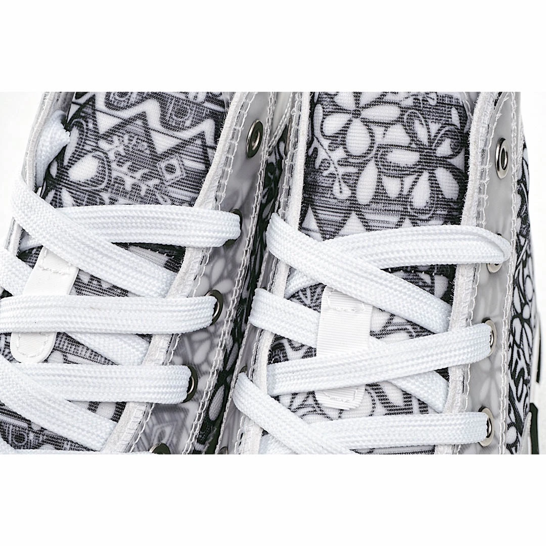 Dior B23 Oblique Slip-on Low Top Sneakers Sheer Print Sneakers