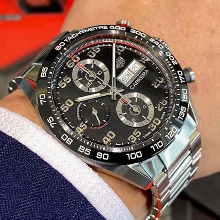 TAG HEUER CARRERA Automatic Chronograph - Diameter 44 mm CBN2A1AA.BA0643