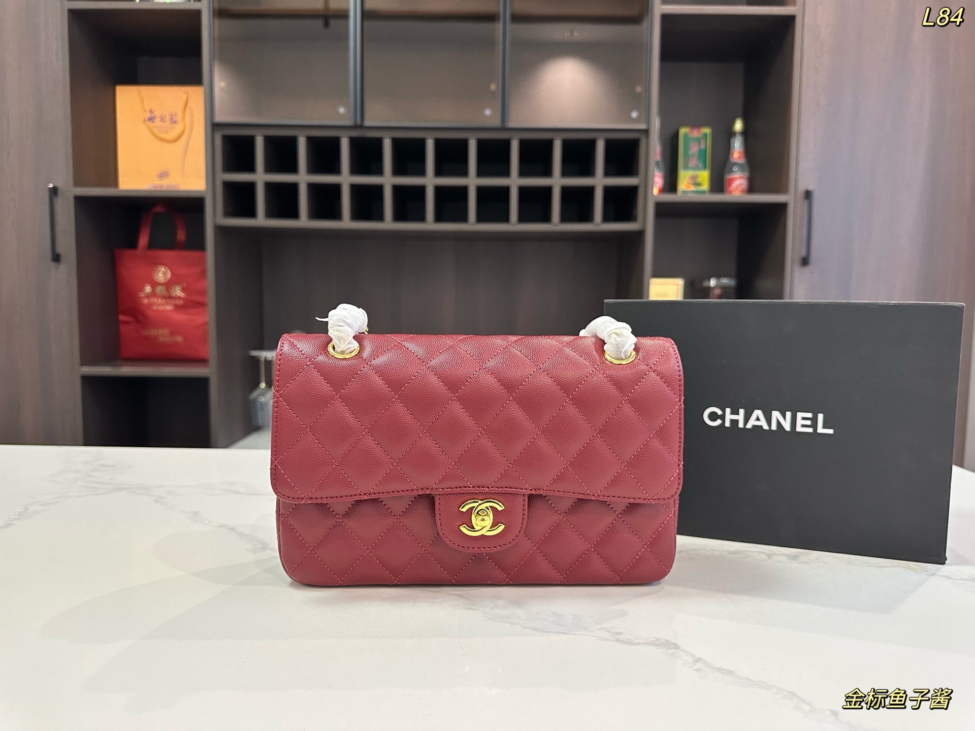 Chanel Classic Flat 25 Golden (Caviar )
