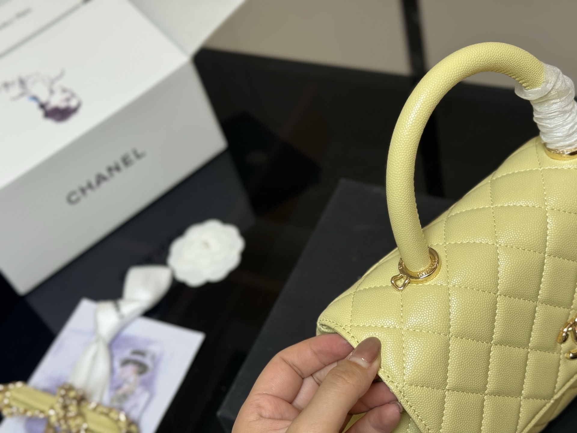 Chanel coco handle bag