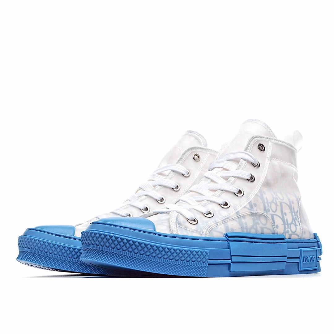Dior B23 Oblique Slip-on Low Top Sneakers Sheer Print Sneakers
