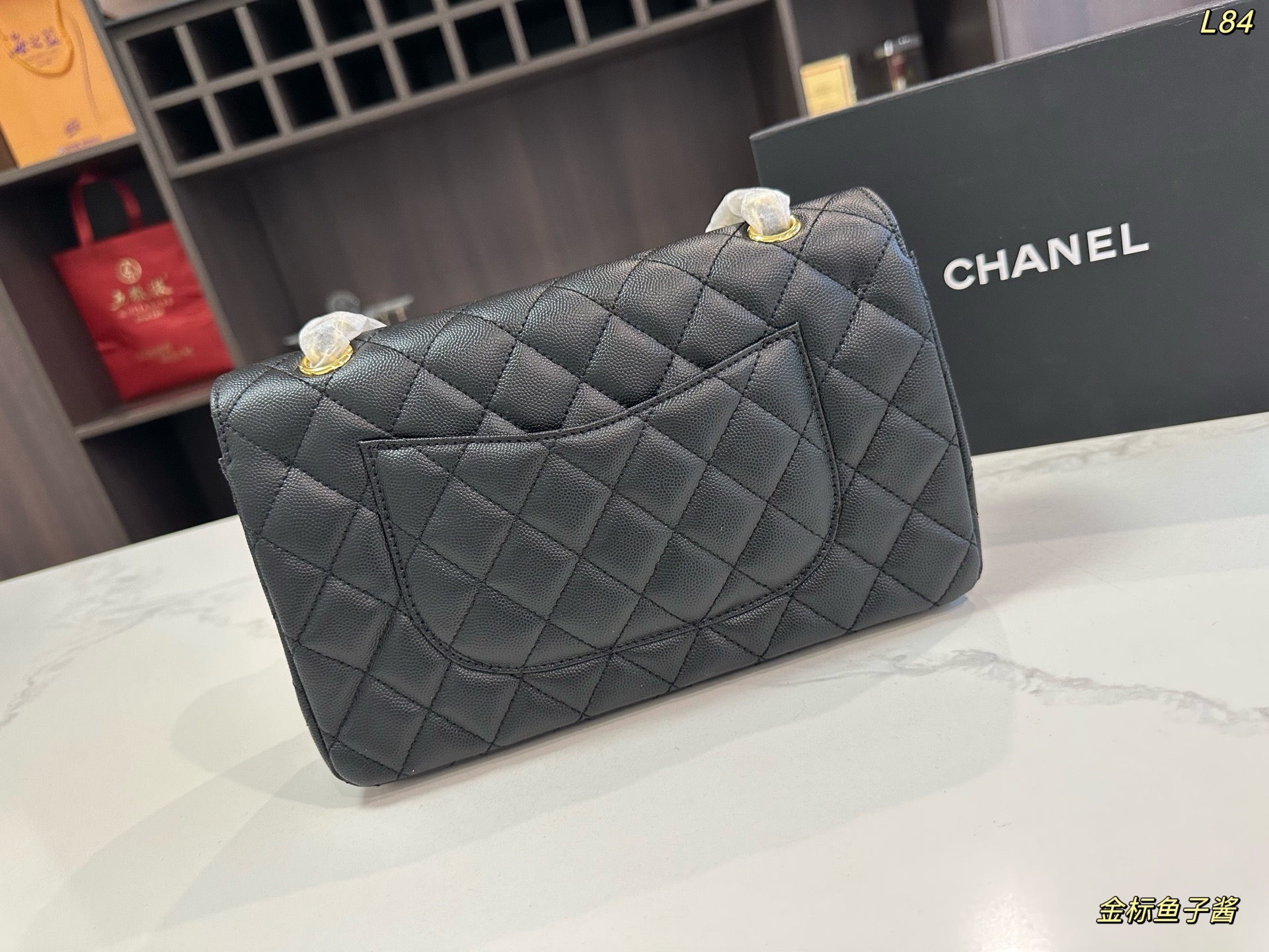 Chanel Classic Flat 25 Golden (Caviar )