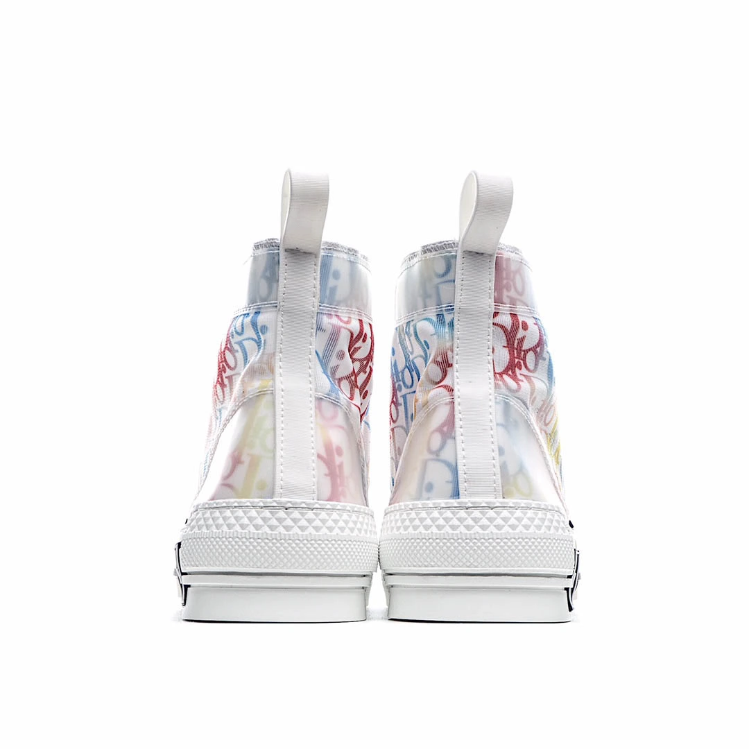 Dior B23 Oblique Slip-on Low Top Sneakers Sheer Print Sneakers