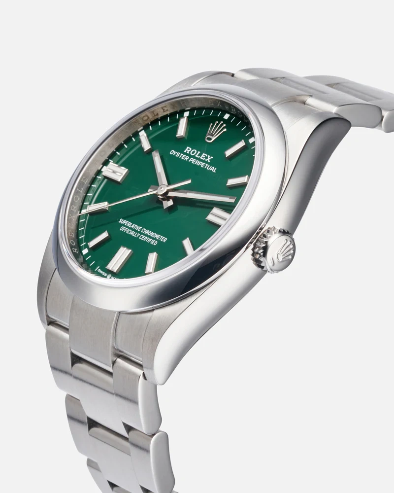 OYSTER PERPETUAL 124300 Series(green dial)