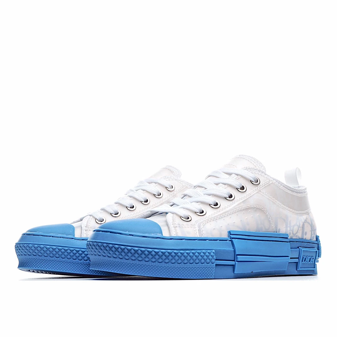 Dior B23 Oblique Slip-on Low Top Sneakers Sheer Print Sneakers