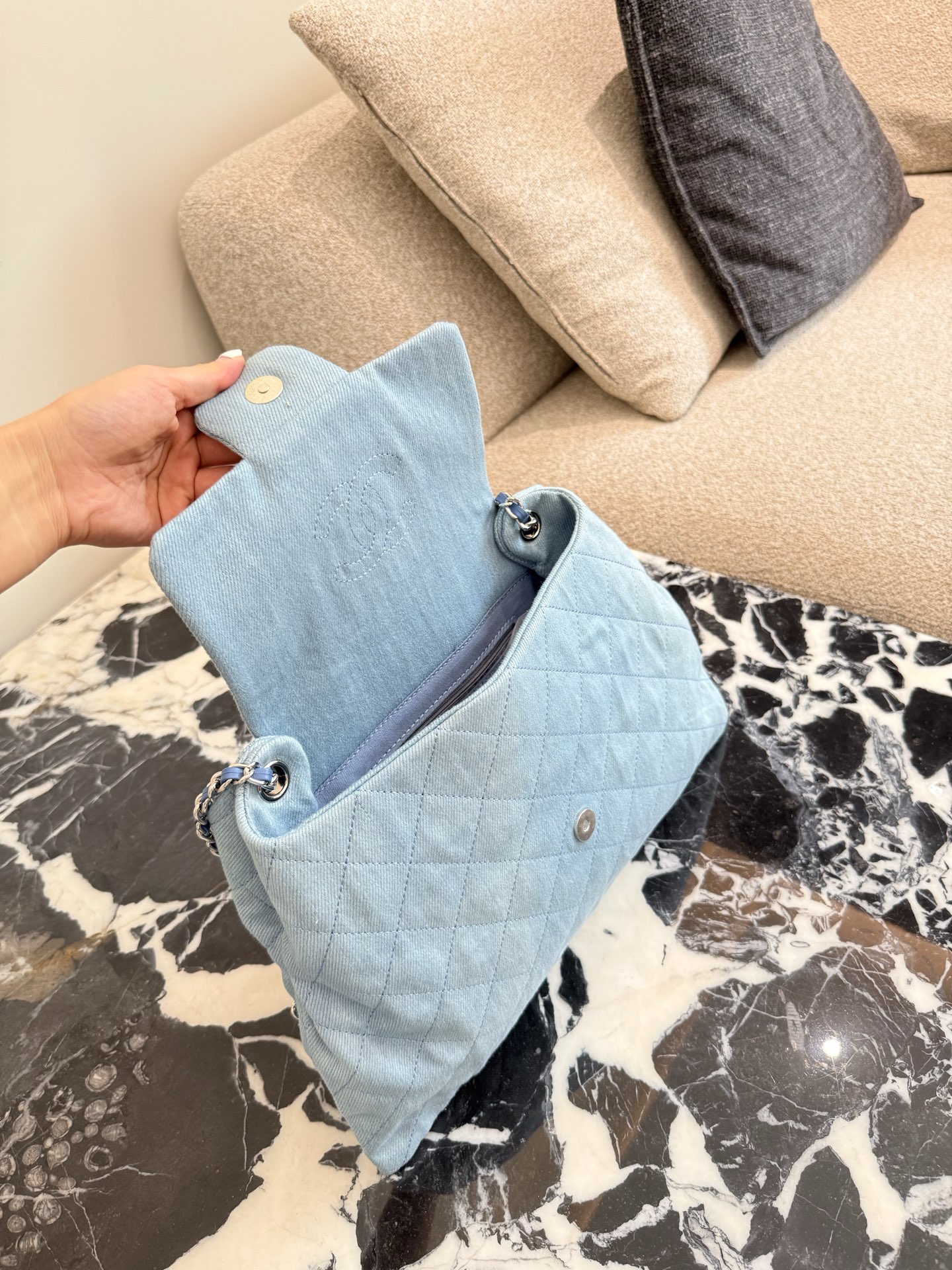 Chanel Demin Hobo Bag