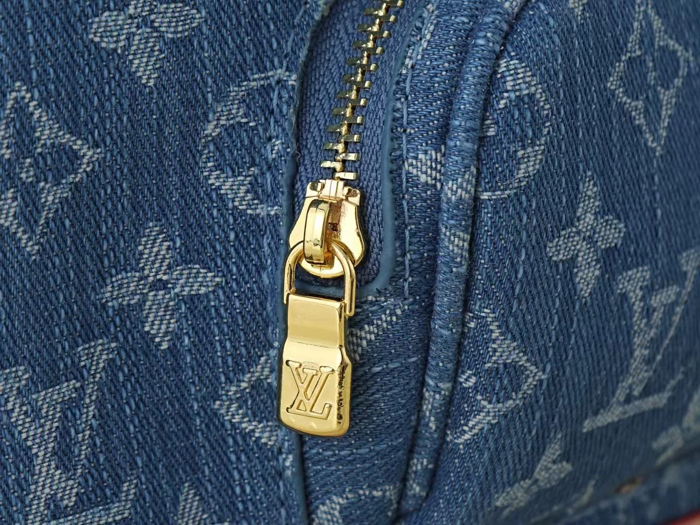 LV Demin Shoulder Bag